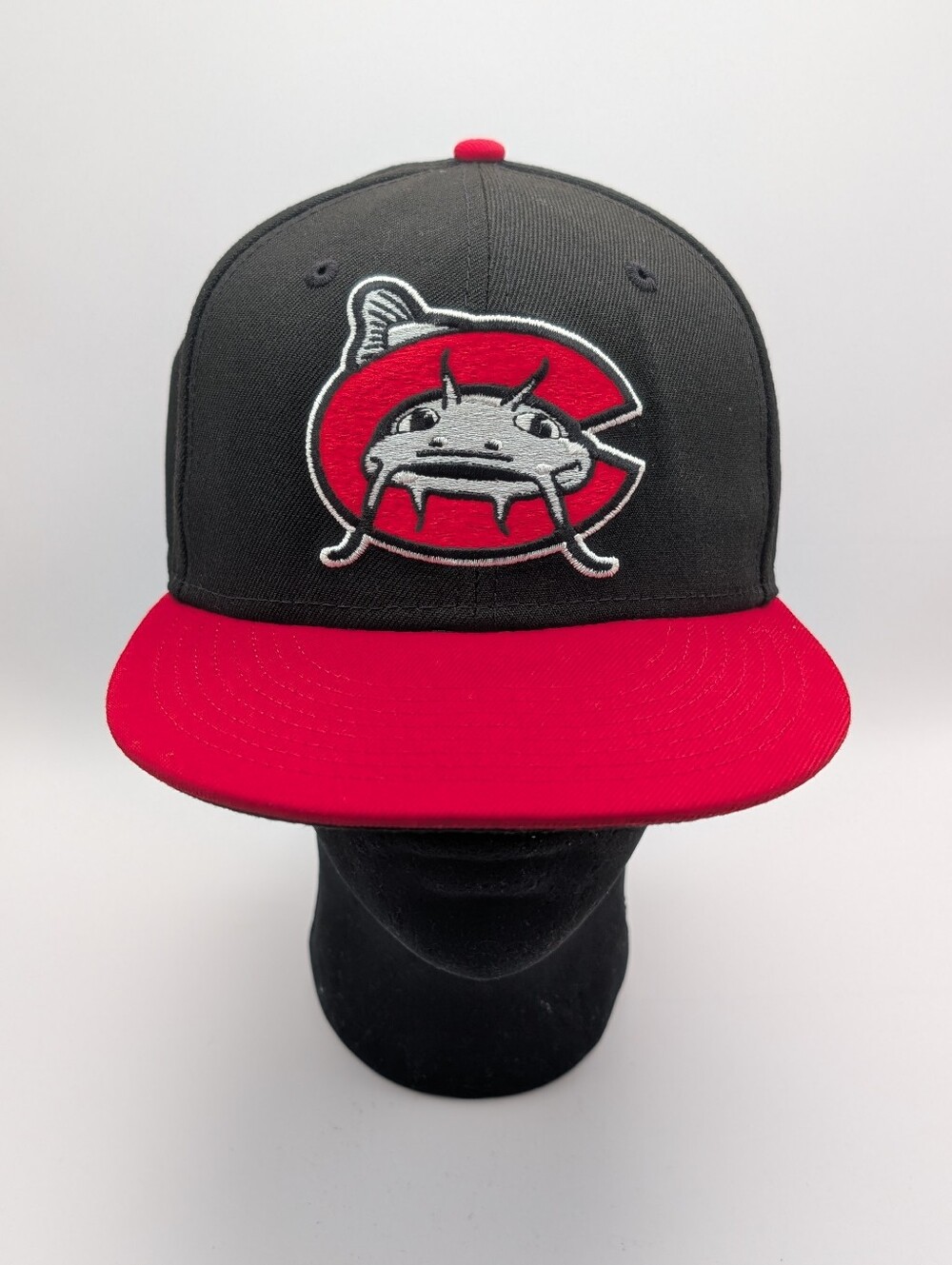Carolina Mud Cats Pro Model 59FIFTY New Era Fitted Hat Size 7¼ Authentic MiLB